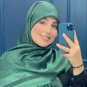 روسری نخ ژاکارد رونا پیچی