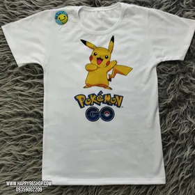 تیشرت با طرح انیمه Pokemon کد T - 55004