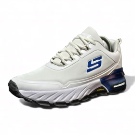 اسکیچرز مکث ضدآب سفید آبی