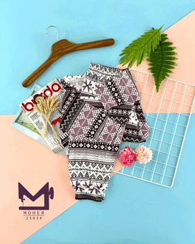 ست بلوز و شلوار راحتی سایز بزرگ