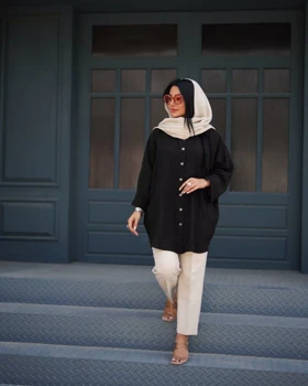 مانتو زنانه یقه مردانه دو جیب مدل رها کد 764 (اصالت ضمانت)