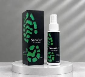 خوشبو کننده و ضدعفونی کننده کفش نانوسان رایحه استیل