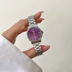 ساعت کاسیو صفحه بنفش
