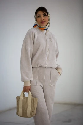 بامبر زنانه طرح YSL (استخوانی)