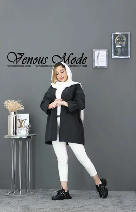 مانتو میکرو یقه چین
