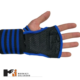 دستکش بدنسازی مچبند دار کد y-10