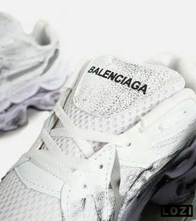 کفش کتانی مردانه و زنانه سفید طوسی Balenciaga