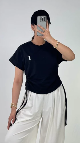 تیشرت بغل گتر  POLO کد 500727 (مشکی)