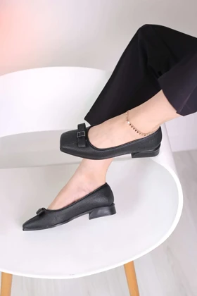 کفش پرسنلی پاشنه‌دار زنانه کد 610