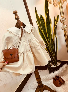 پیراهن کتان دخترانه زارا