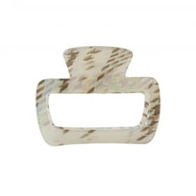 کلیپس زنانه مدل مستطیلی طرح دار