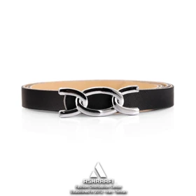 کمربند باریک زنانه Leather Belt BL10