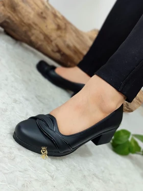 کفش طبی مجلسی مدل گلی کد 543