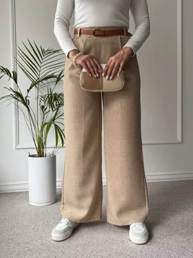 شلوار زنانه نیم بگ شانتون