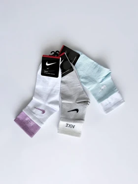 جوراب نیم ساق زنانه نخ پنبه دوکش نایک Nike