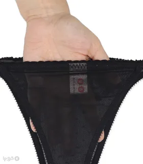 ست بند جوراب و شورت و سوتین توری فنردار Jina ژینا گلدوزی طرح 1 کد 1200
