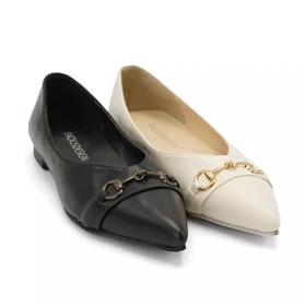 کفش کالج زنانه مدل Stradivarius Flat shoes - FBl50