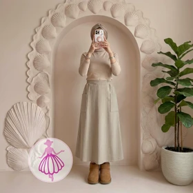 دامن فوتر دیپلمات بلند در رنگبندی متنوع(کد1423)