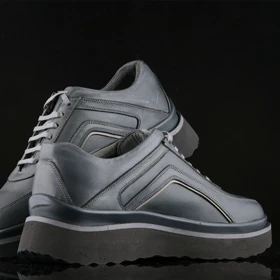 کفش روزمره زنانه چرم یلسان مدل میکسا کد 637-GN