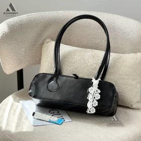 کیف زنانه مدل باگت Women HandBag A08 (مشکی)