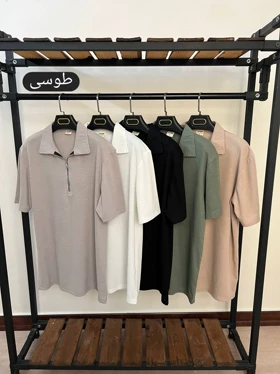 تیشرت نیم زیپ 4213