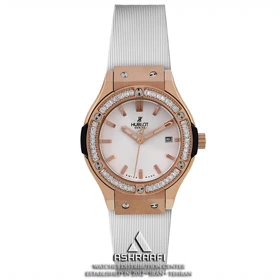 ساعت هوبلو سفید نگین‌دار Hublot Big Bang CDW 2