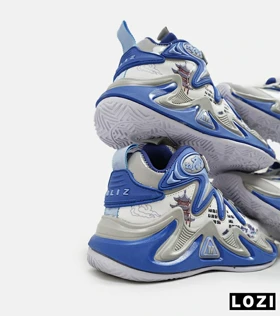 کفش کتانی بچه گانه سفید آبی 23 NIKE AIR JORDAN