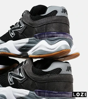 کفش کتانی مردانه و زنانه مشکی خاکستری NEW BALANCE 9060
