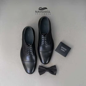 کفش مردانه چرم کلاسیک کد 7007011