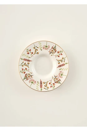 بشقاب چای Bella Maison مدل Flores چینی - چندرنگ