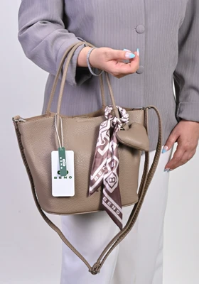 کیف زنانه مدل بیانکا BENO کد 5080 (نسکافه ای)