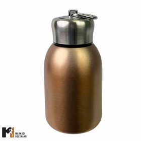 ماگ استیل ضد زنگ درب پیچی کد 26-1321 (طلایی)