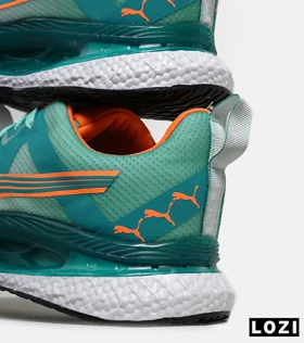 کفش کتانی ورزشی سفید سبز نارنجی مردانه و زنانه PUMA