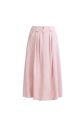 دامن کتان - 1311 (صورتی)