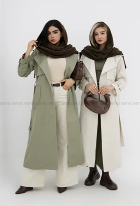 بارانی زنانه آستر دار تک ژیله کد1006709