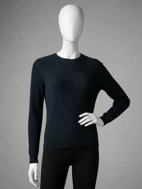 بلوز بافت گپ آستین بلند ساده