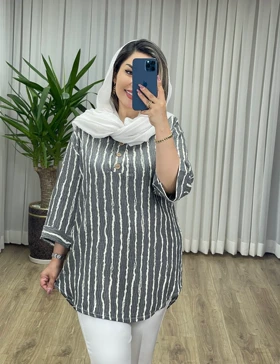 شومیز مانتویی کد 2117
