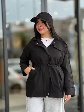 بارانی کلاه دار کد 619
