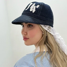 کلاه بیسبالی نقاب کوتاه جین