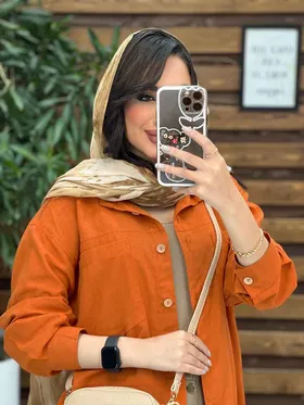مانتو شومیزی دو جیب برش‌دار