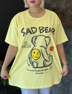 تیشرت لانگ طرحدار bear کد: 100219