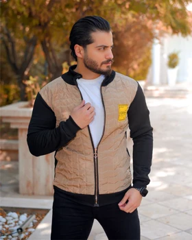 کاپشن مردانه مدل Bako (کرم )