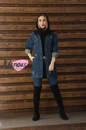 کت جین کثیف شور