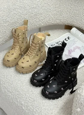 خرید پوتین بچه گانه پاپیونی شیک و مجلسی