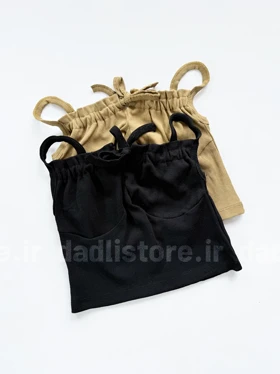 کراپ تاپ کبریتی یقه چاک گتر دار