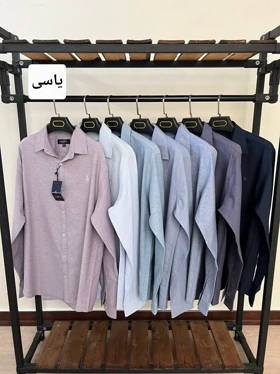 پیراهن ساده استین بلند پنبه کد 2475