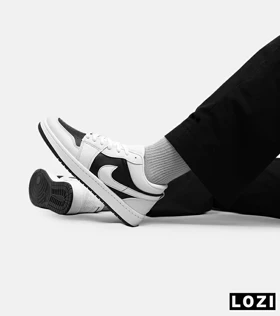 کفش کتانی مردانه سفید مشکی NIKE SB dunk Low Pro