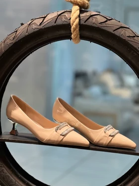 کفش مجلسی یراق مستطیلی نگینی