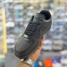 کفش روزمره زنانه نایکی مدل ایرفورس تمام مشکی کیفیت عالی