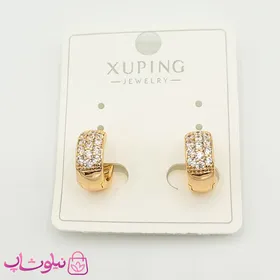 گوشواره حلقه‌ای ژوپینگ پهن کوچک